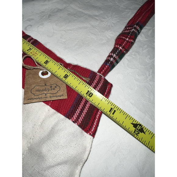Mud Pie Apron "Grandma Chef " Red Plaid Apron -One Size--New w/ Tags - Picture 11 of 12